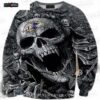 Baltimore Ravens Minion Christmas Tree Ugly Christmas Sweater – Purple Gold Football Holiday Gift