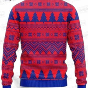 Buffalo Bills Ugly Christmas Sweater - Tree Ball With Wreath Design NFL Fan Gift 1