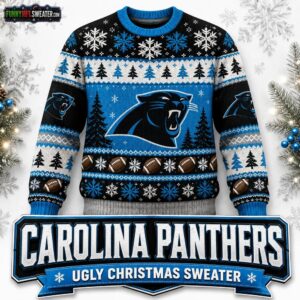 Carolina Panthers Ugly Christmas Sweater