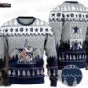 Dallas Cowboys Custom Name Star Ugly Christmas Sweater – Black Blue Color Block Football Holiday Gift