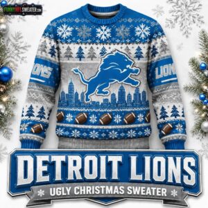 Detroit Lions Ugly Christmas Sweater