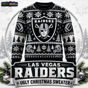 Las Vegas Raiders Ugly Christmas Sweater