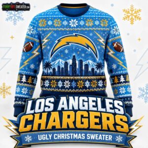 Los Angeles Chargers Ugly Christmas Sweater
