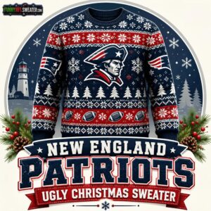 New England Patriots Ugly Christmas Sweater