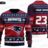 New England Patriots Donald Duck Ugly Christmas Sweater – Personalized Cartoon Football Holiday Gift