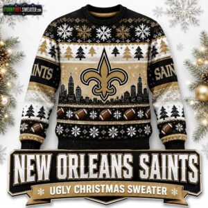 New Orleans Saints Ugly Christmas Sweater
