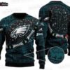 Philadelphia Eagles Warrior Eagle Ugly Christmas Sweater – Green White Football Holiday Gift