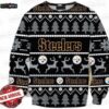 Pittsburgh Steelers Grogu Santa Ugly Christmas Sweater – Gold Black Football Holiday Gift