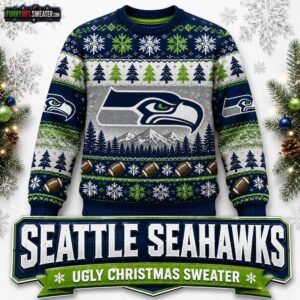Seattle Seahawks Ugly Christmas Sweater
