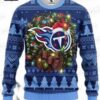 Tennessee Titans Winter Trees Ugly Christmas Sweater – Navy Blue Football Holiday Gift