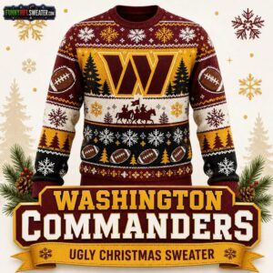 Washington Commanders Ugly Christmas Sweater